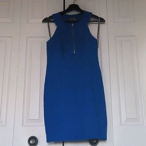 Deep blue cocktail dress